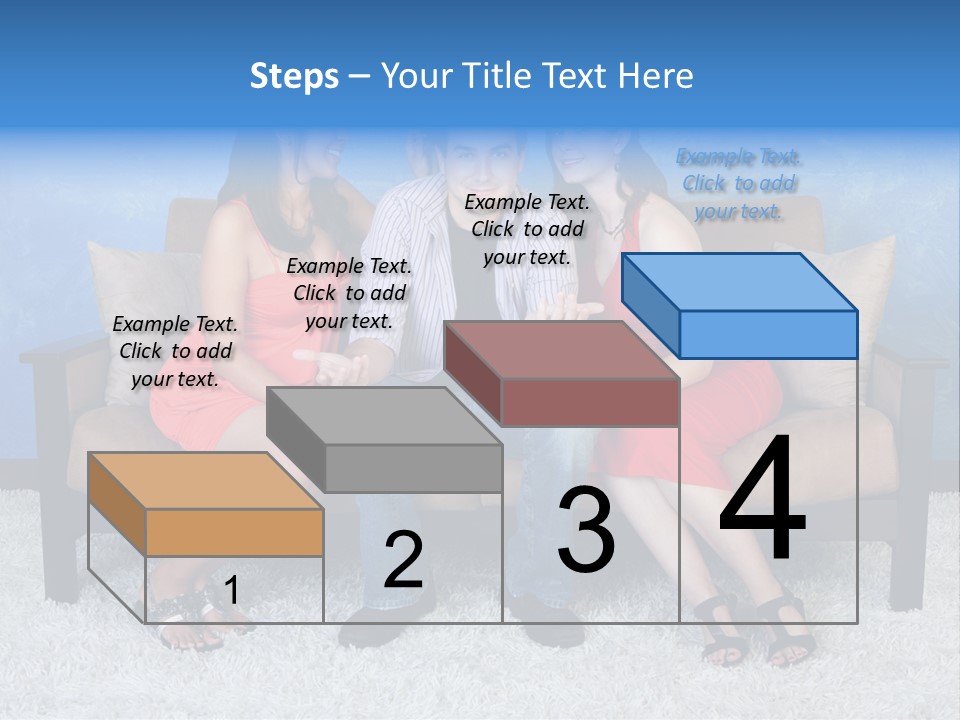 Handsome Three Fun PowerPoint Template