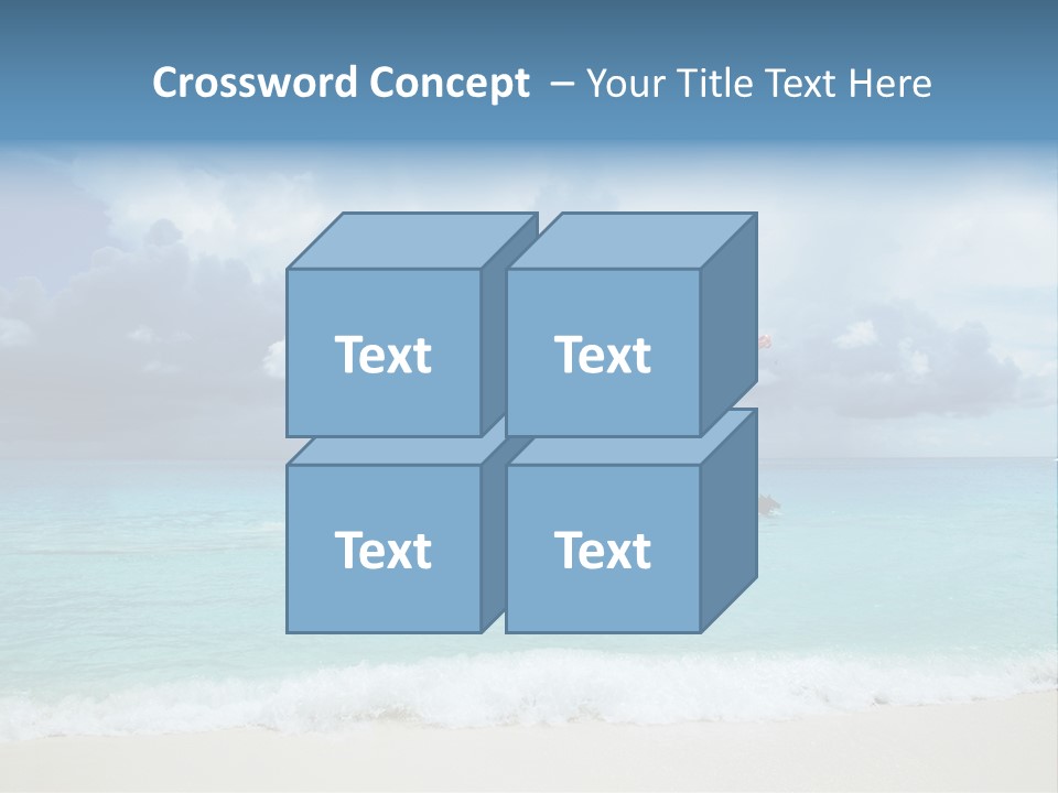 Caribbean Liner Ship PowerPoint Template