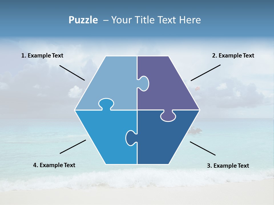 Caribbean Liner Ship PowerPoint Template