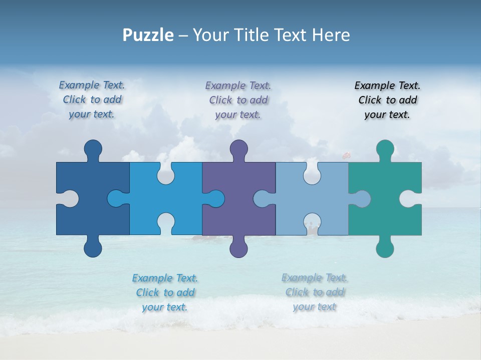 Caribbean Liner Ship PowerPoint Template