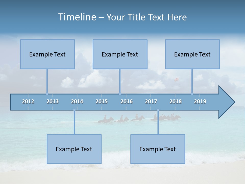 Caribbean Liner Ship PowerPoint Template