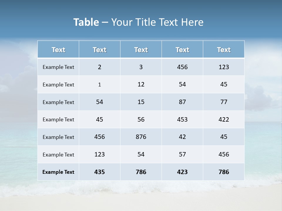 Caribbean Liner Ship PowerPoint Template