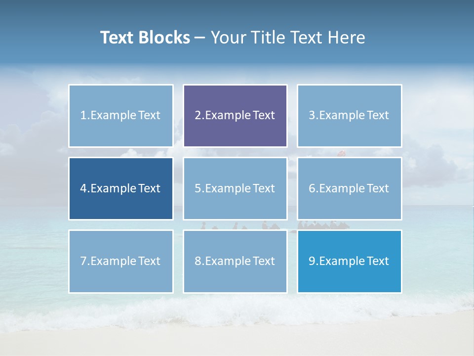 Caribbean Liner Ship PowerPoint Template