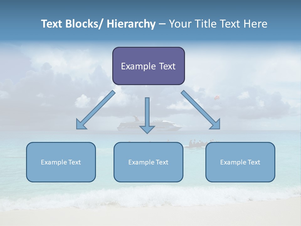 Caribbean Liner Ship PowerPoint Template