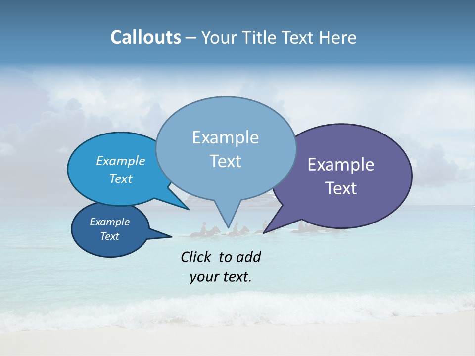 Caribbean Liner Ship PowerPoint Template