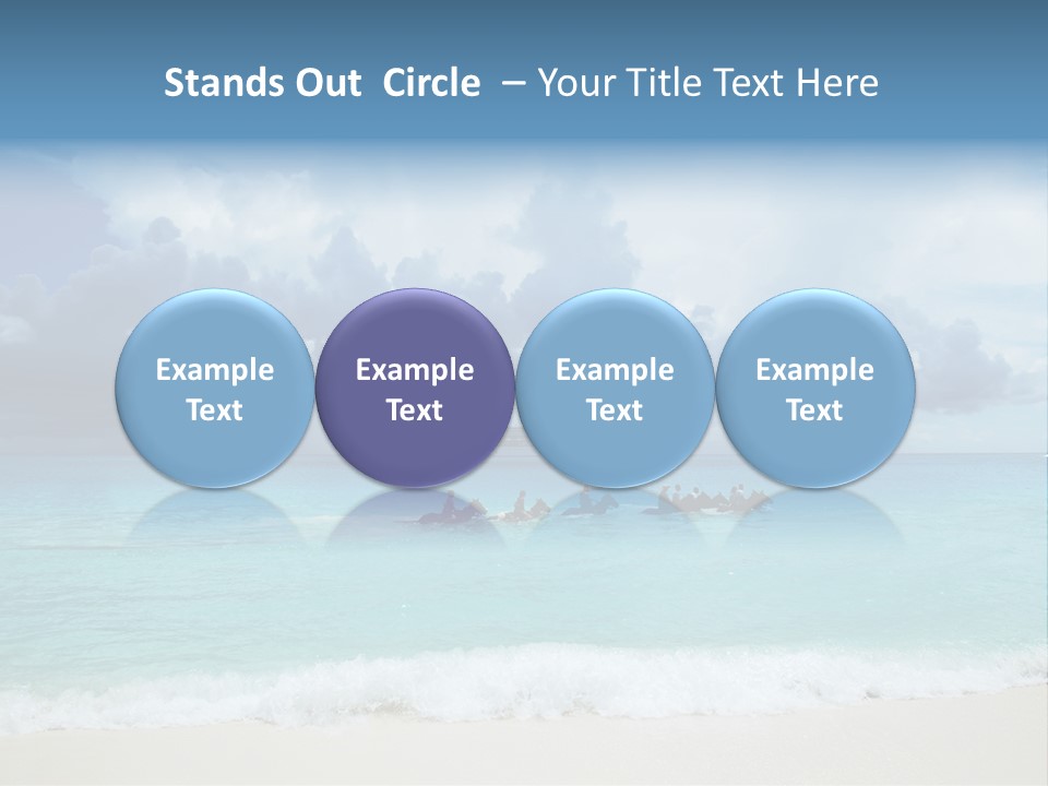 Caribbean Liner Ship PowerPoint Template