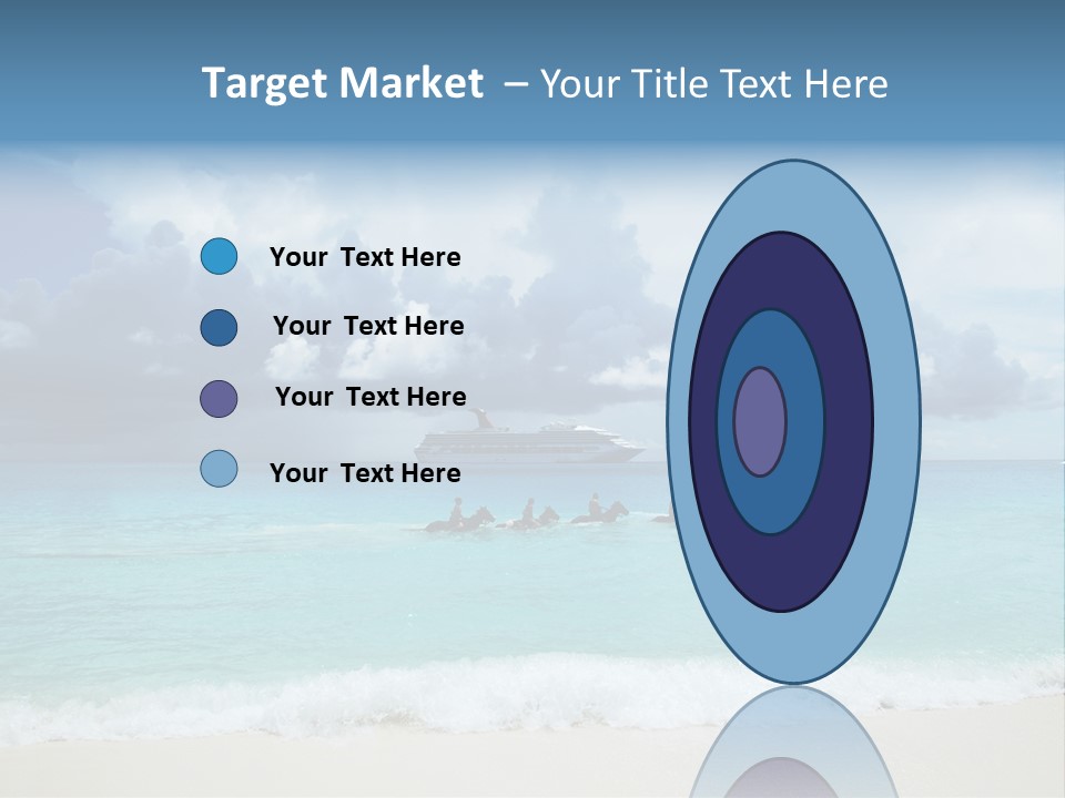 Caribbean Liner Ship PowerPoint Template