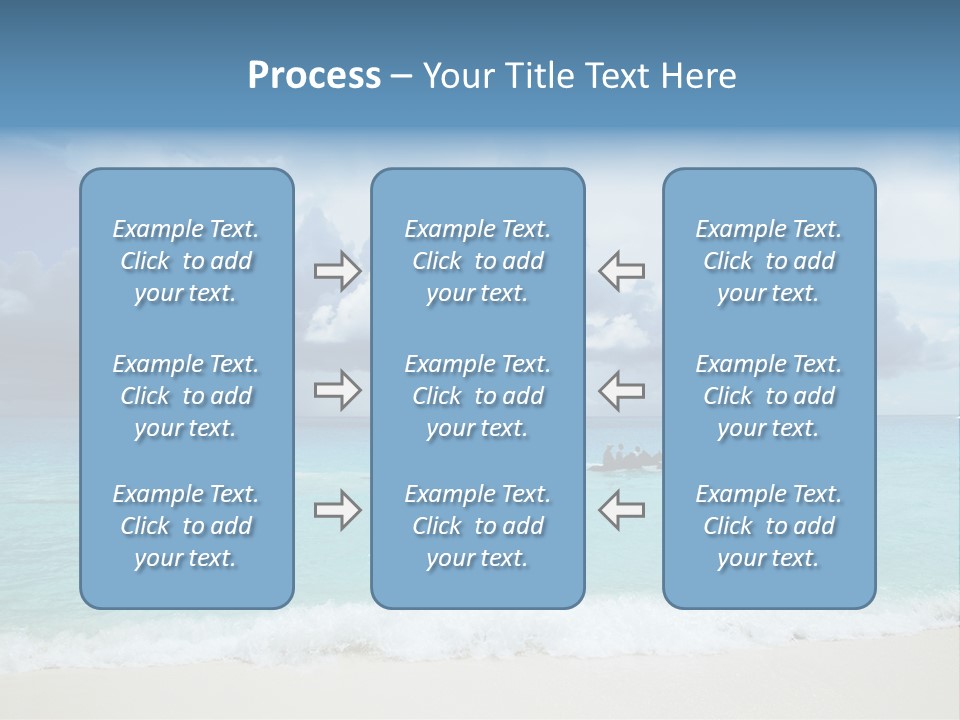 Caribbean Liner Ship PowerPoint Template
