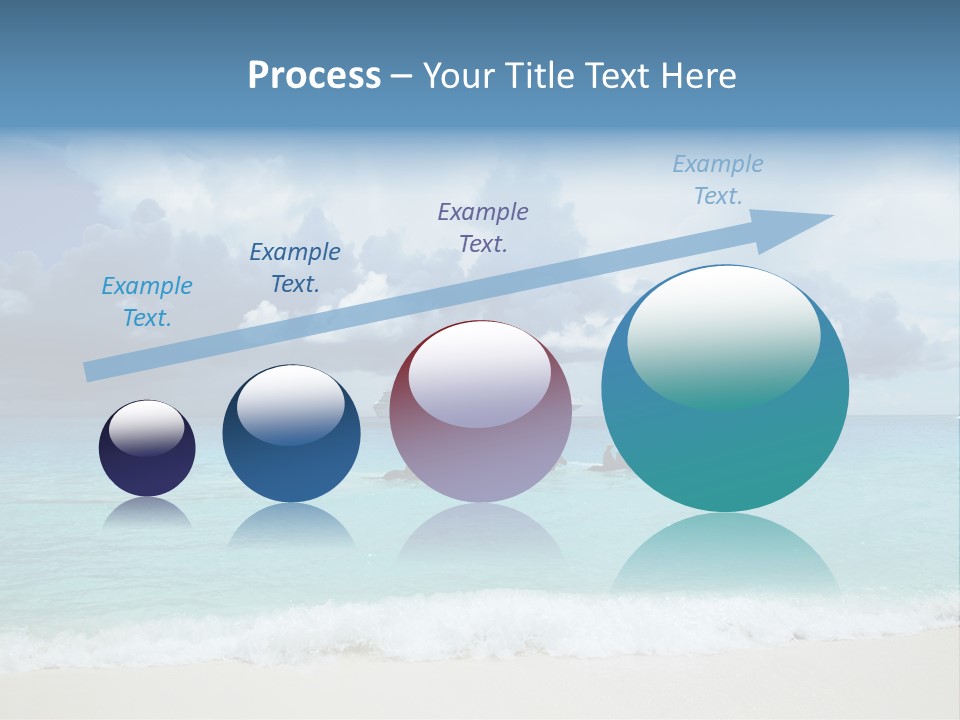 Caribbean Liner Ship PowerPoint Template