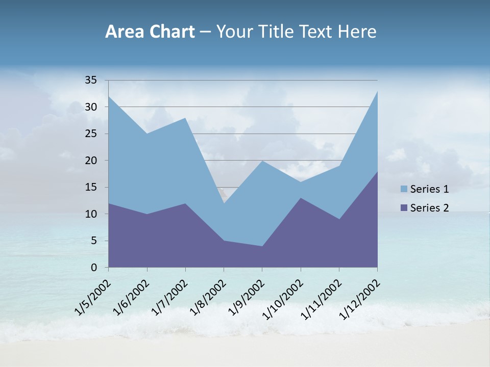 Caribbean Liner Ship PowerPoint Template