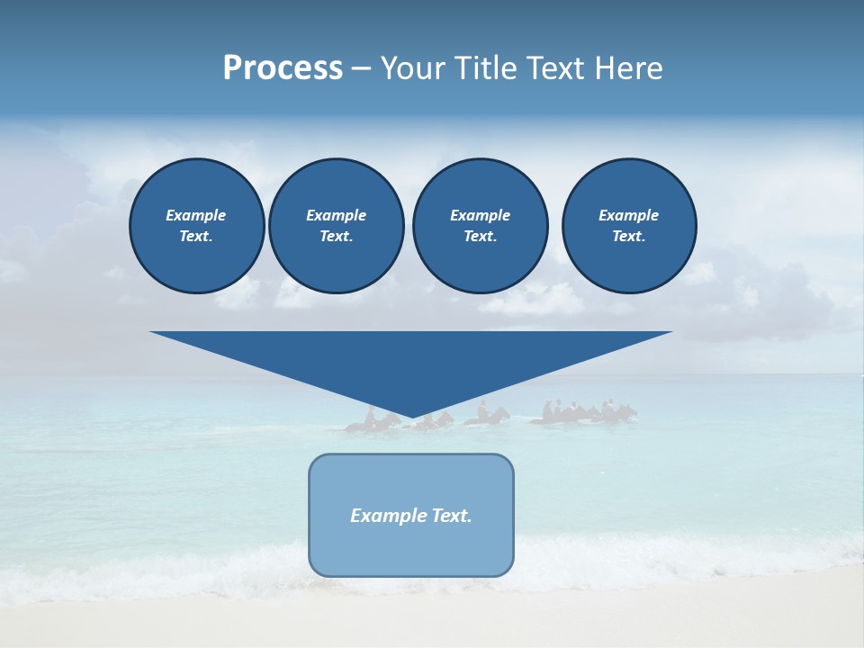 Caribbean Liner Ship PowerPoint Template