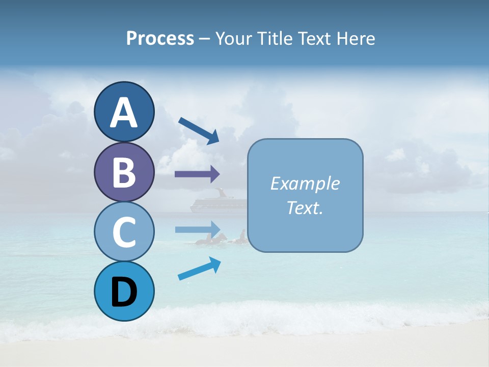 Caribbean Liner Ship PowerPoint Template