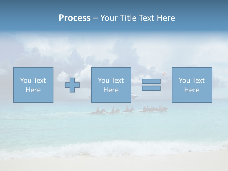 Caribbean Liner Ship PowerPoint Template