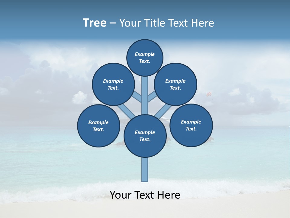 Caribbean Liner Ship PowerPoint Template