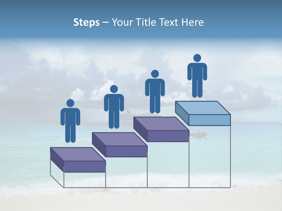 Caribbean Liner Ship PowerPoint Template