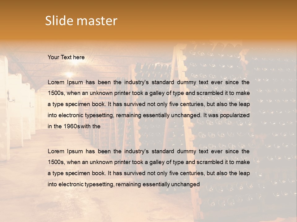 Taste Wooden Production PowerPoint Template