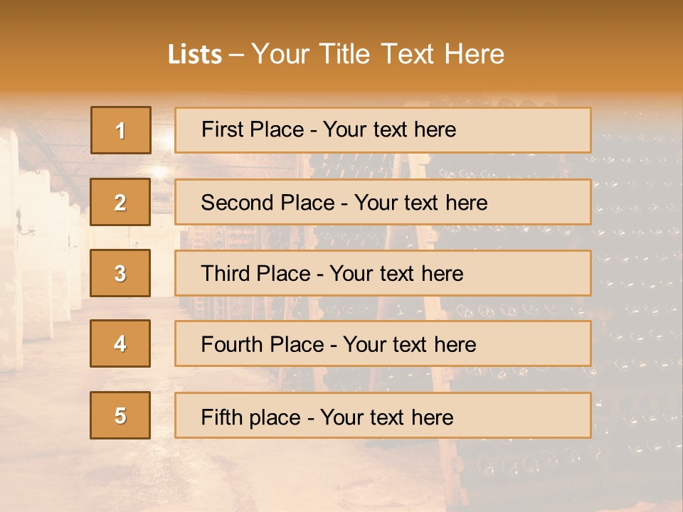 Taste Wooden Production PowerPoint Template