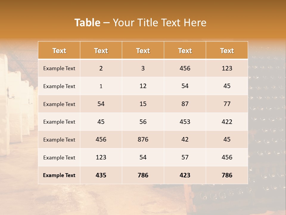 Taste Wooden Production PowerPoint Template