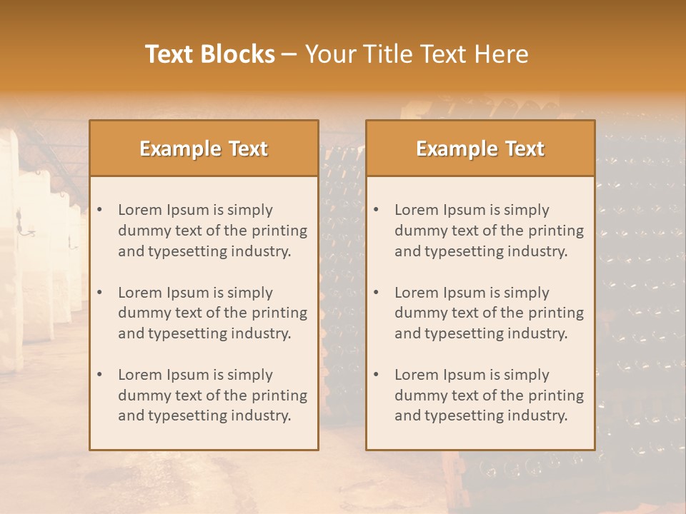 Taste Wooden Production PowerPoint Template