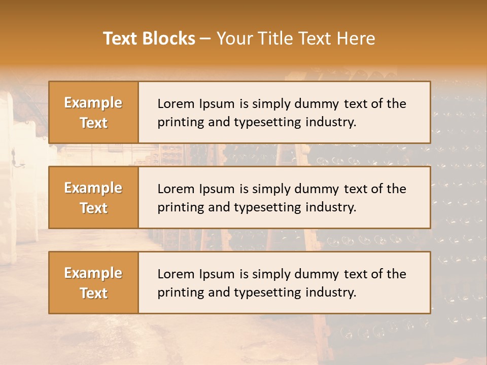 Taste Wooden Production PowerPoint Template