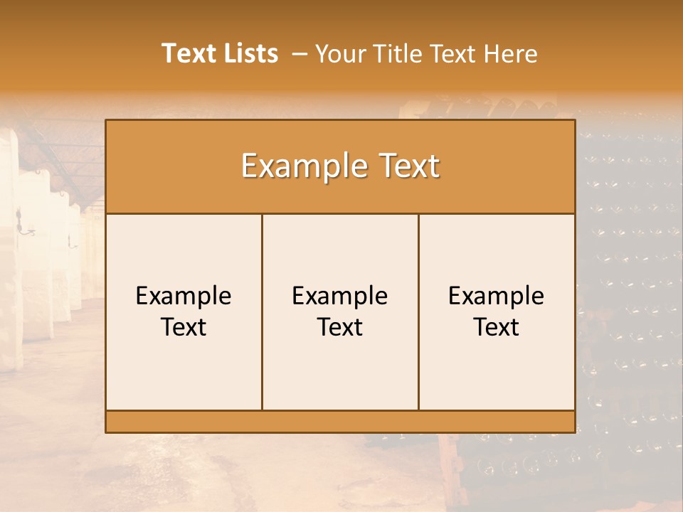 Taste Wooden Production PowerPoint Template