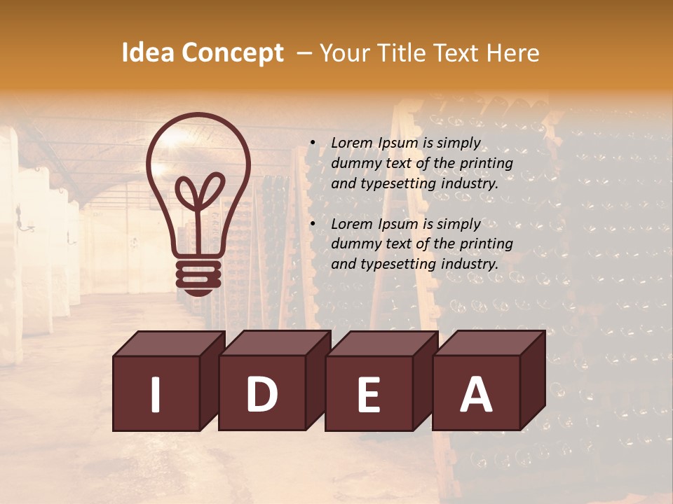 Taste Wooden Production PowerPoint Template