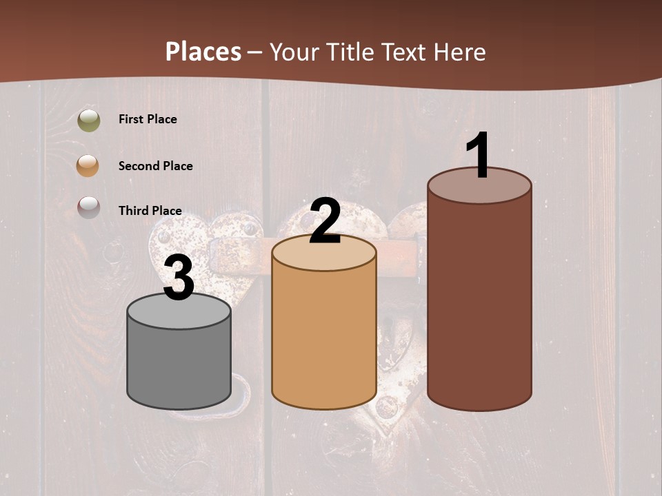 Red Ancient Key PowerPoint Template