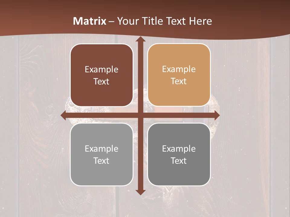 Red Ancient Key PowerPoint Template