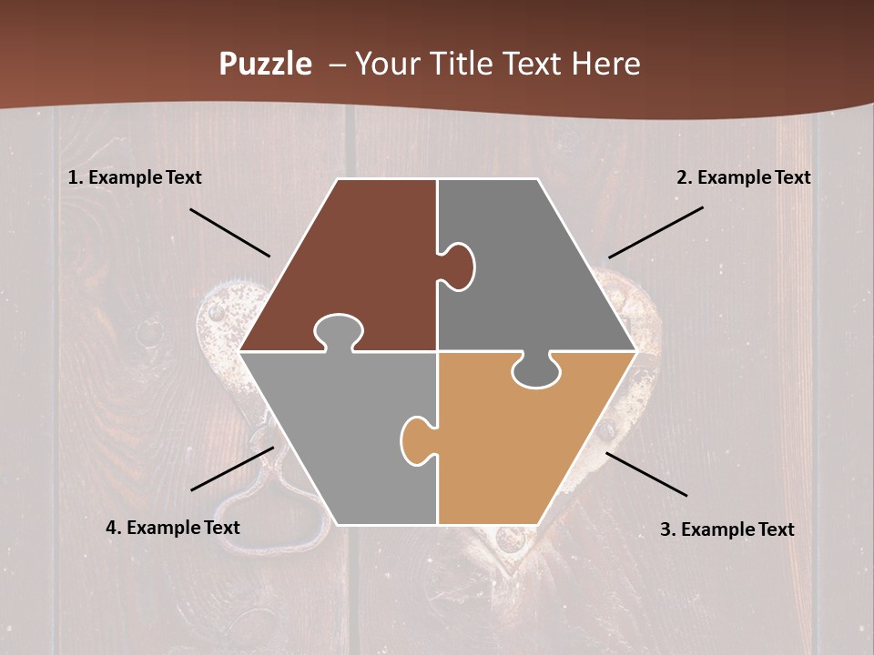 Red Ancient Key PowerPoint Template