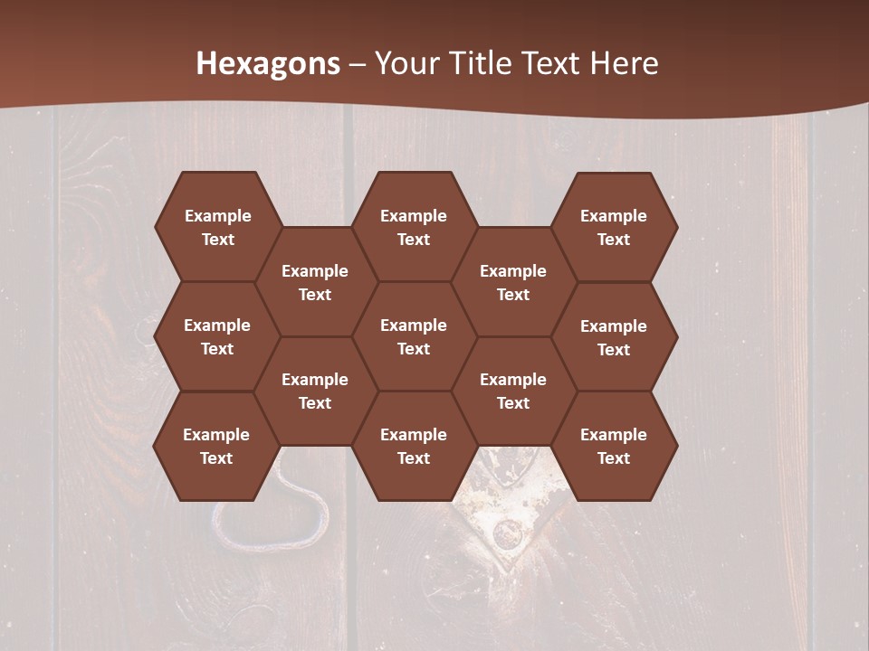 Red Ancient Key PowerPoint Template