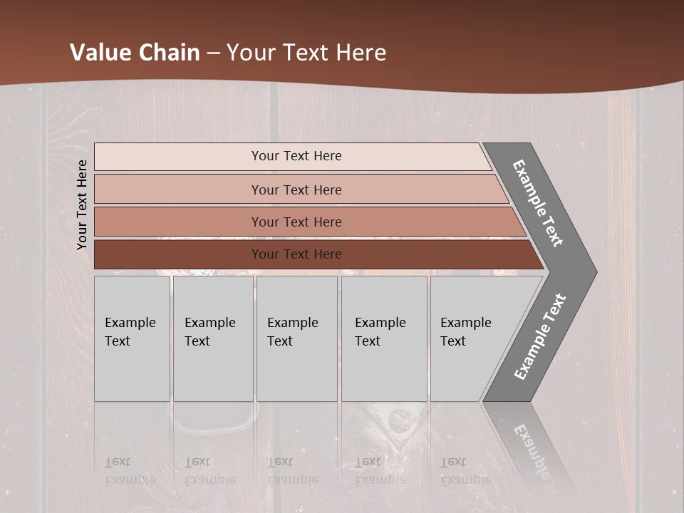 Red Ancient Key PowerPoint Template
