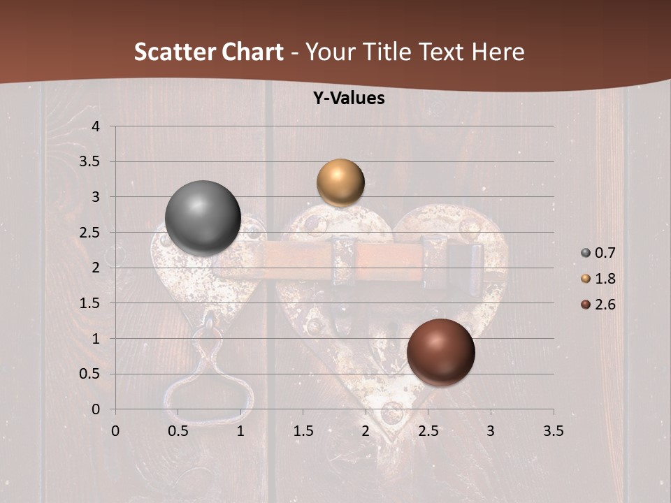 Red Ancient Key PowerPoint Template
