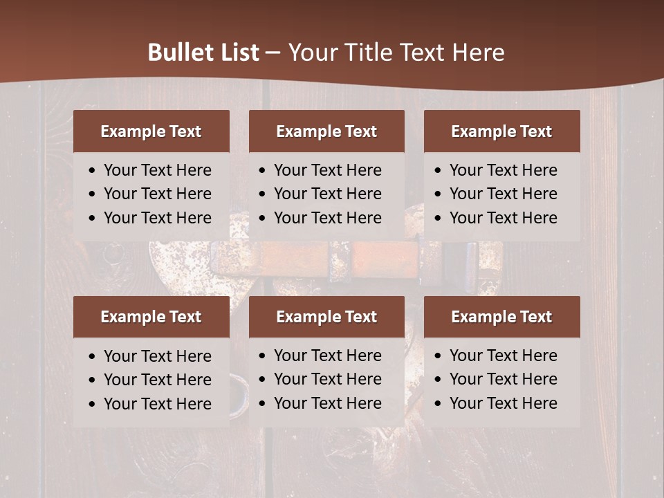 Red Ancient Key PowerPoint Template