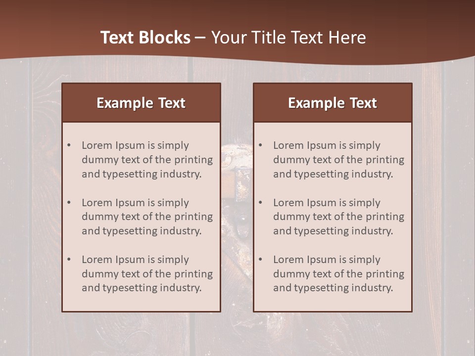 Red Ancient Key PowerPoint Template
