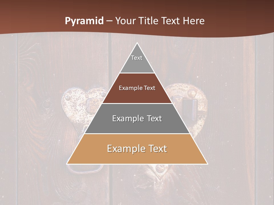 Red Ancient Key PowerPoint Template
