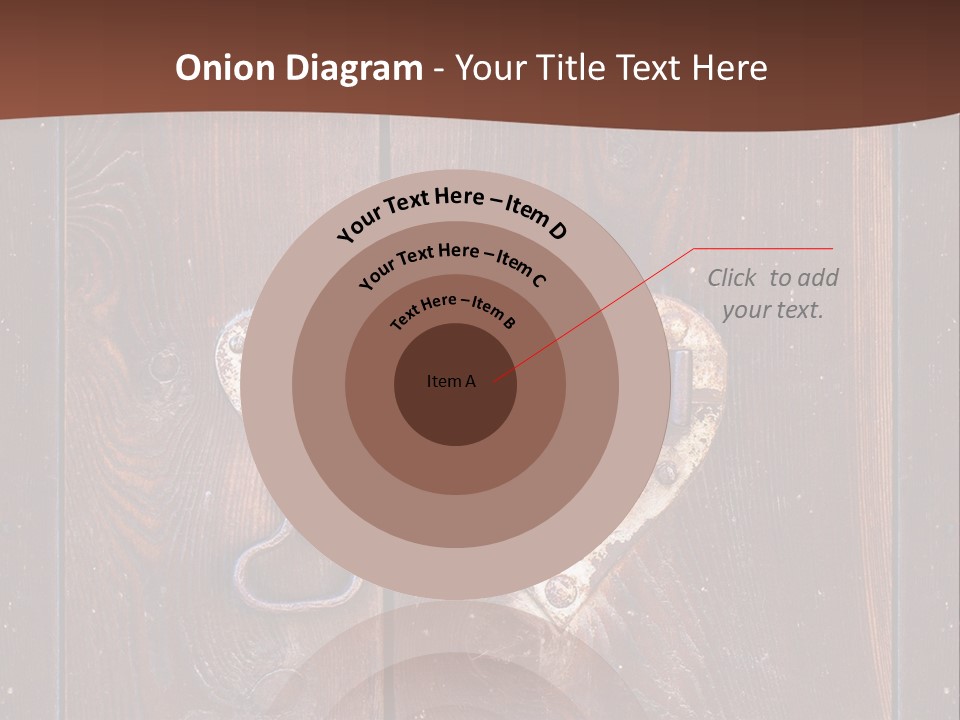 Red Ancient Key PowerPoint Template