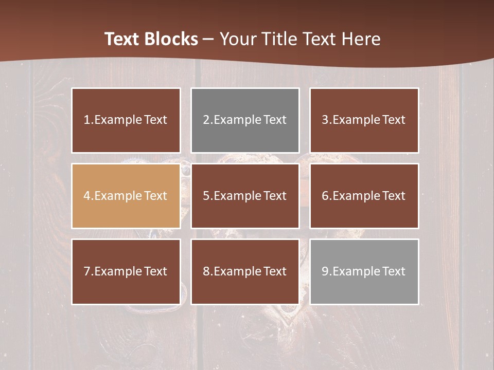 Red Ancient Key PowerPoint Template