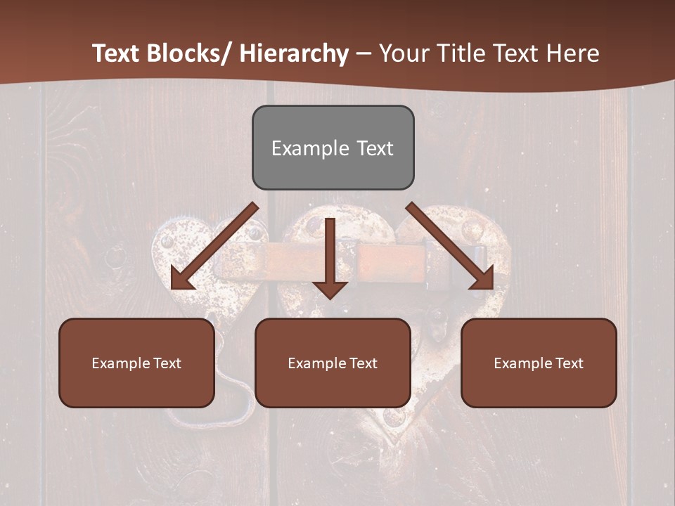 Red Ancient Key PowerPoint Template