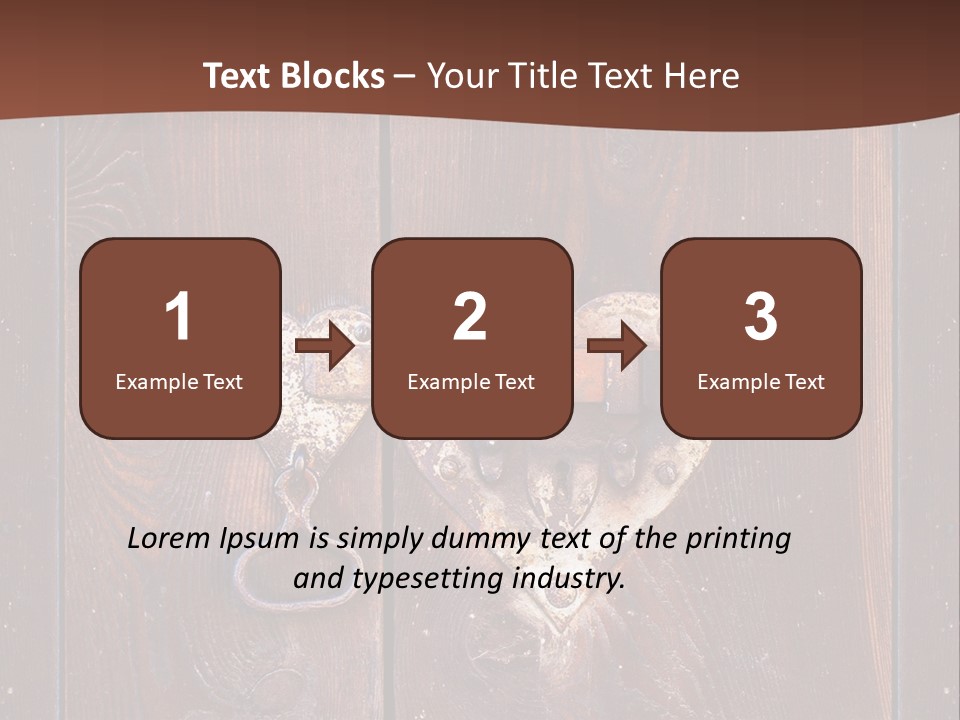 Red Ancient Key PowerPoint Template