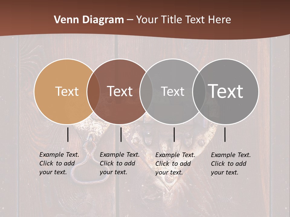 Red Ancient Key PowerPoint Template