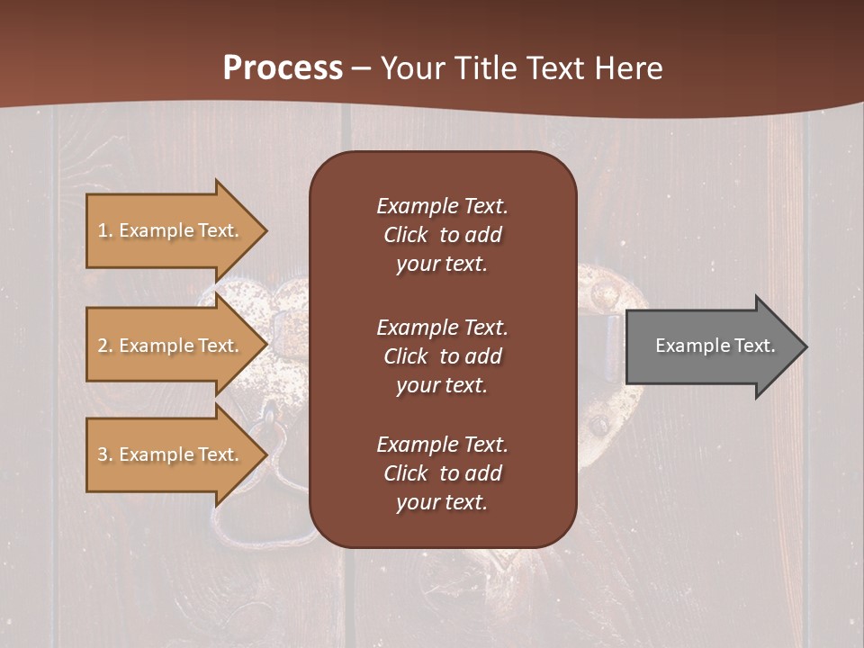 Red Ancient Key PowerPoint Template
