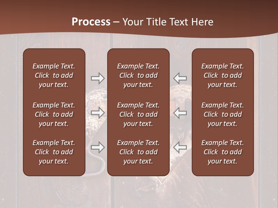Red Ancient Key PowerPoint Template