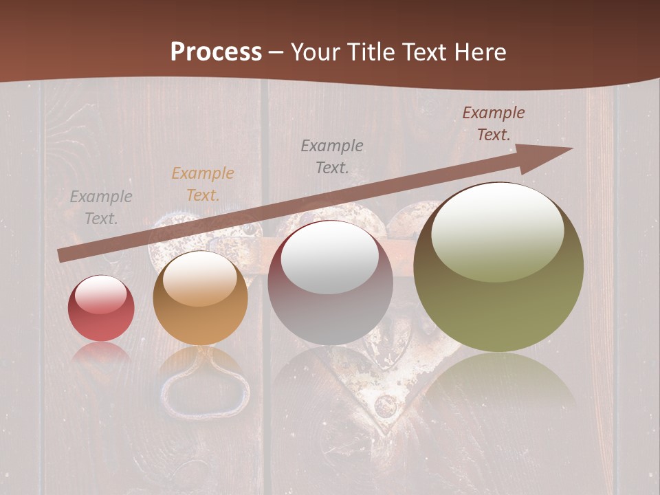 Red Ancient Key PowerPoint Template