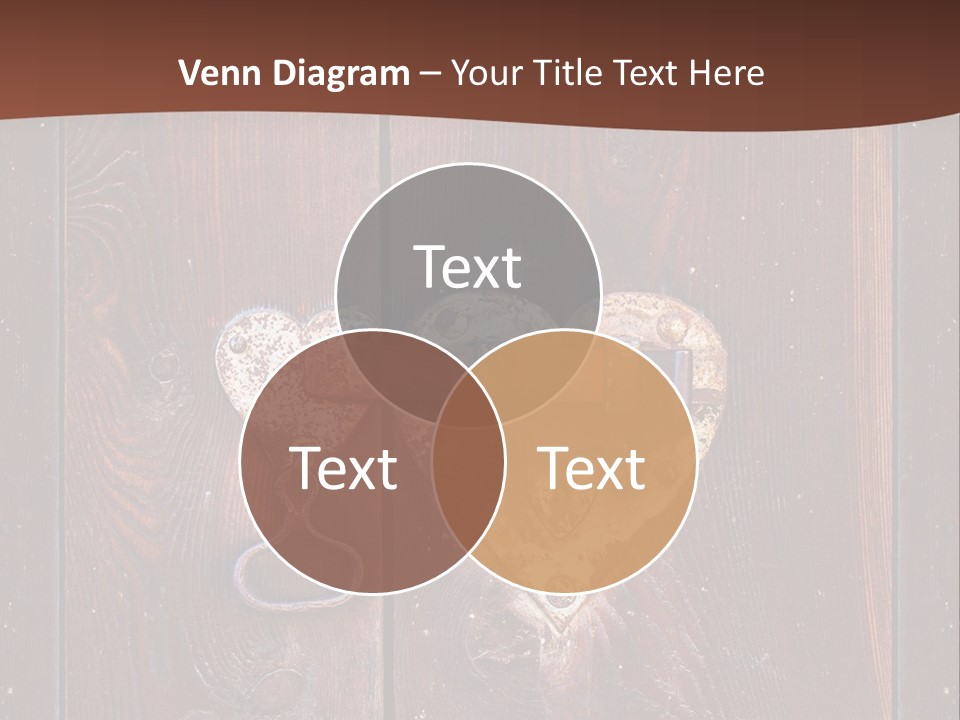 Red Ancient Key PowerPoint Template