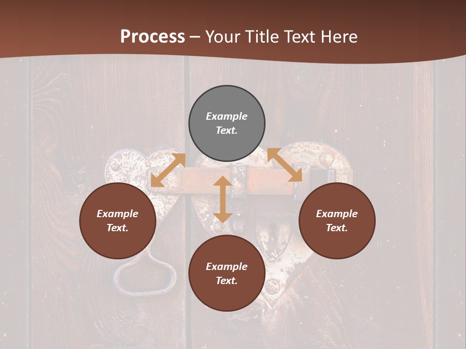 Red Ancient Key PowerPoint Template