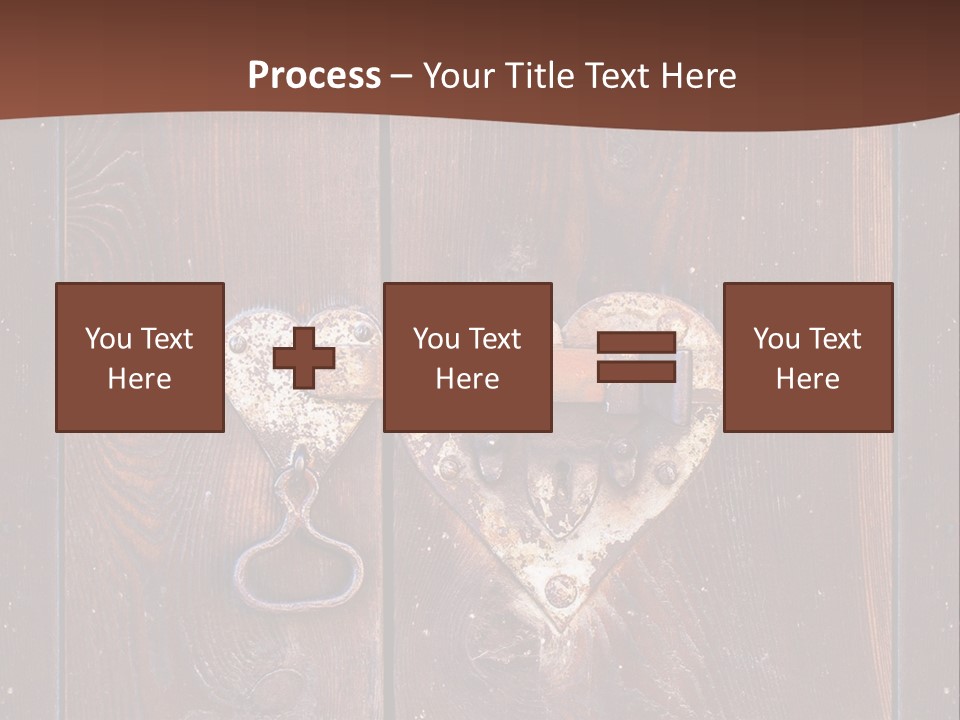Red Ancient Key PowerPoint Template