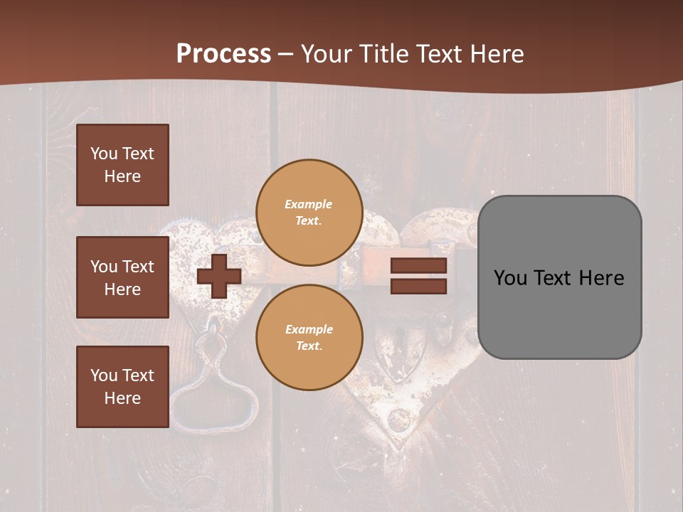 Red Ancient Key PowerPoint Template