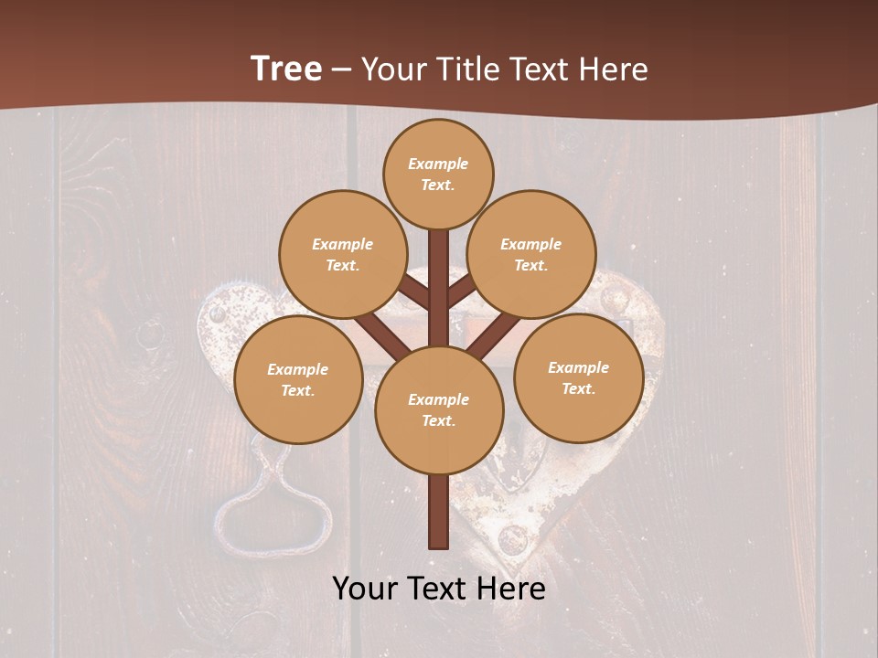 Red Ancient Key PowerPoint Template
