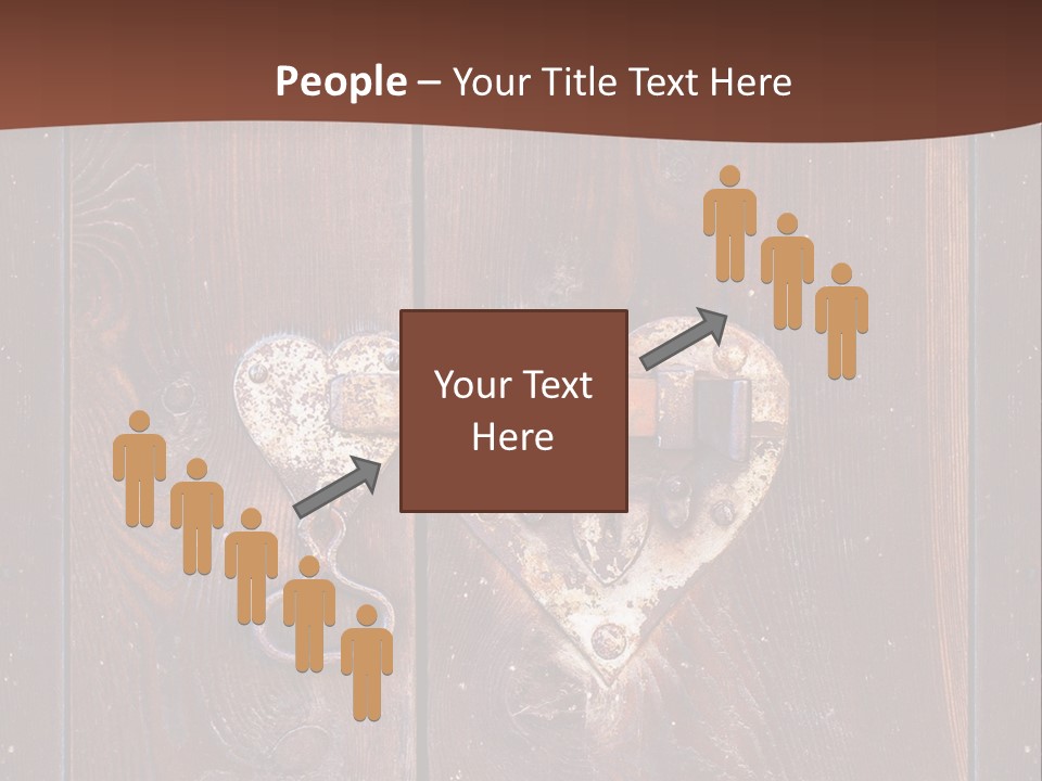 Red Ancient Key PowerPoint Template