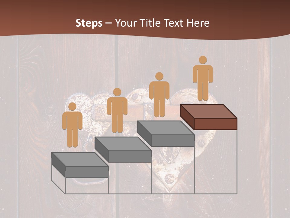 Red Ancient Key PowerPoint Template